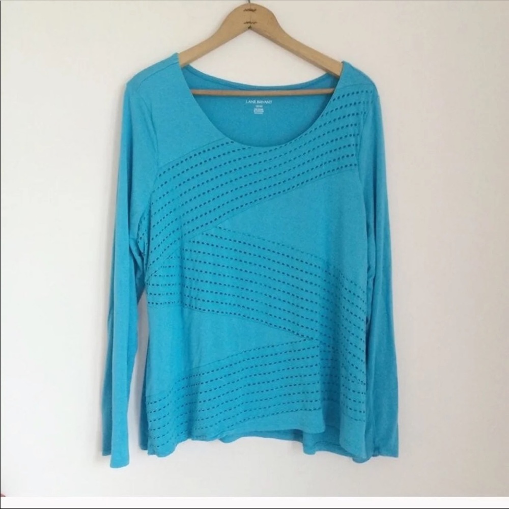 Lane Bryant Eyelet Top